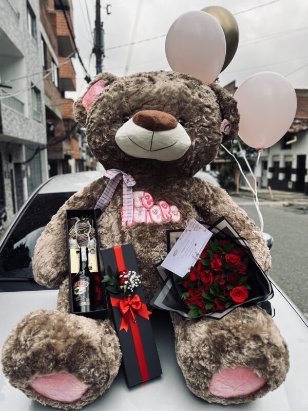 Combo peluche gigante, Boquet, chocolates🌹❤️ - Image 2