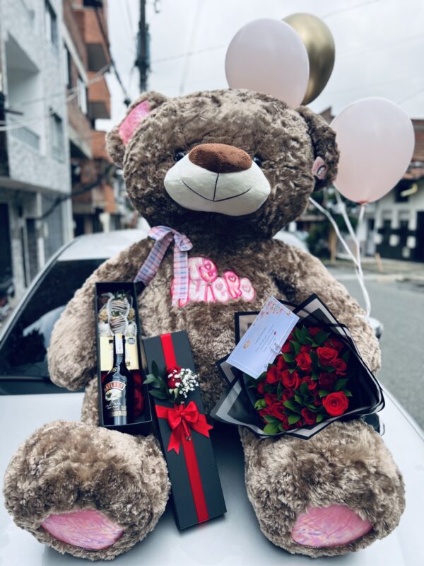 Combo peluche gigante, Boquet, chocolates🌹❤️