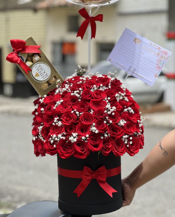 Cilindro buchón con chocolates 🥰🌹