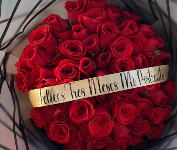 Boquet con listón personalizado😍❤️ - Image 3